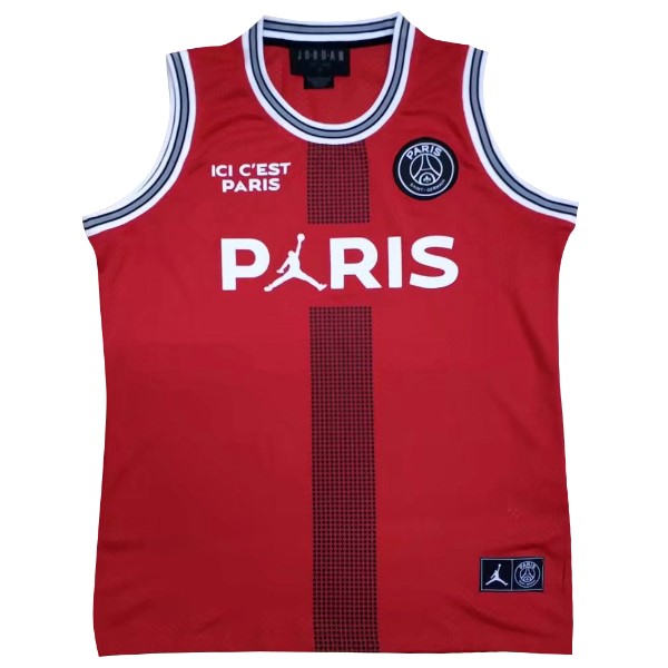 JORDAN Camiseta Paris Saint Germain Sin Mangas 2018/19 Rojo